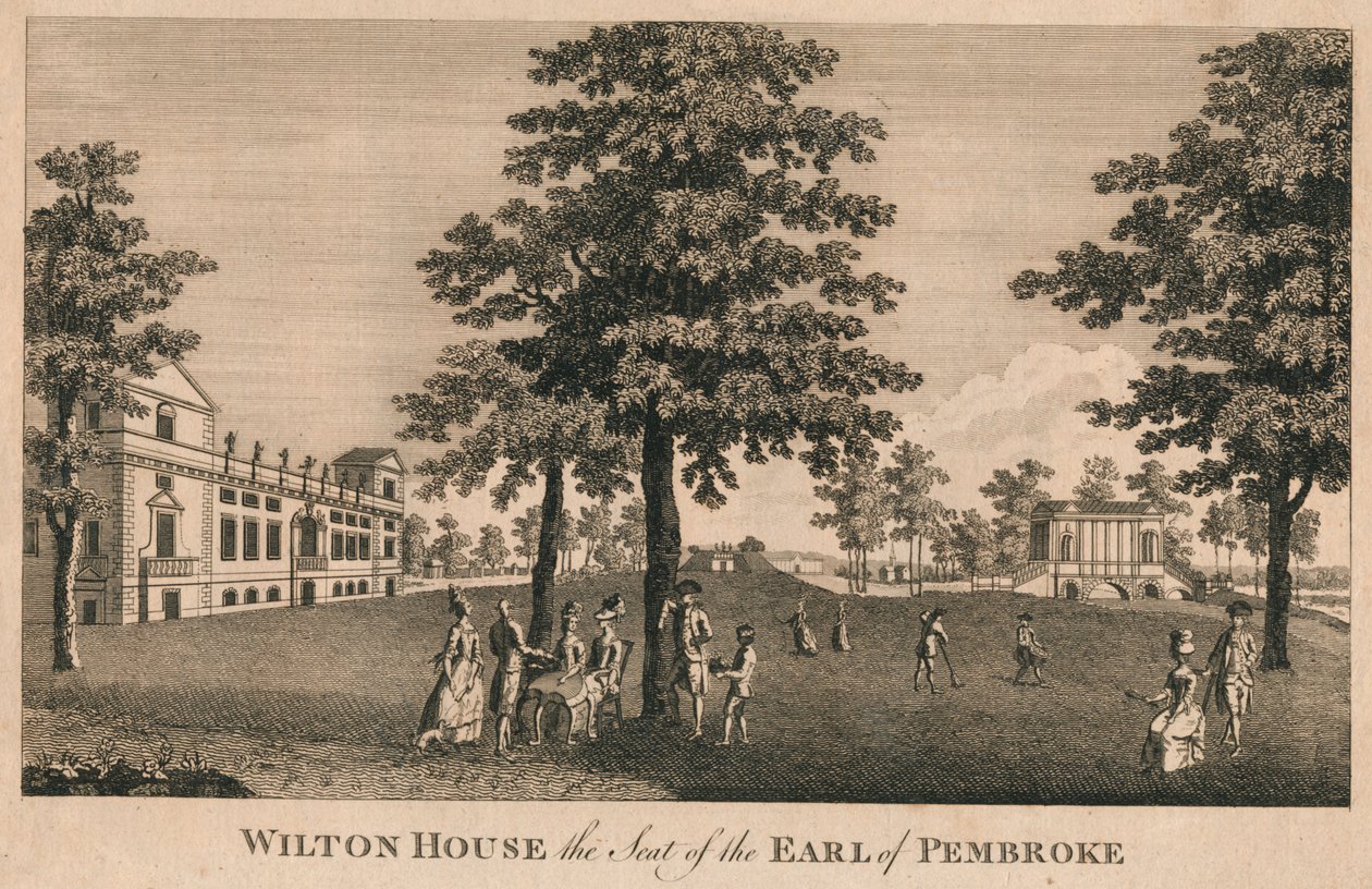 Wilton House, Sitz des Earl of Pembroke, 1779 von Unbekannt