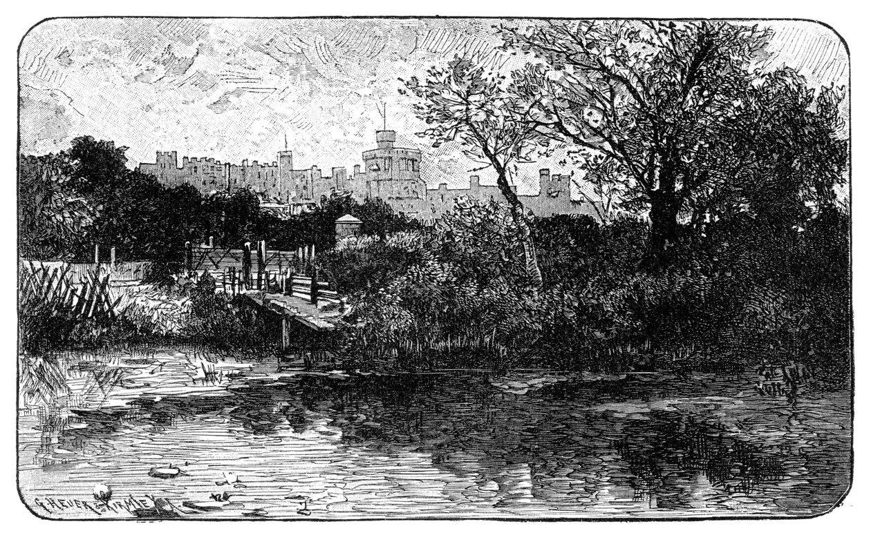 Schloss Windsor, Berkshire, 1900 von Unbekannt