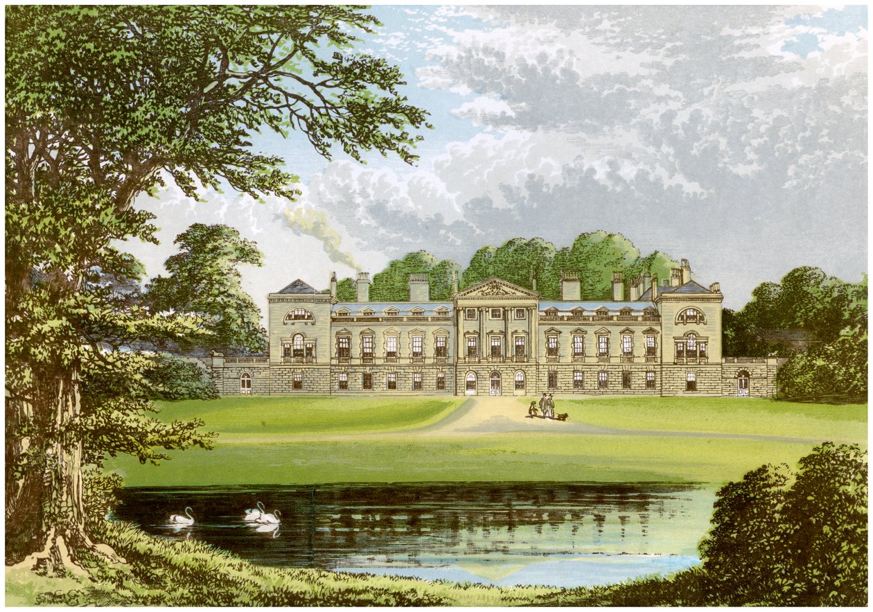Woburn Abbey, Bedfordshire, Residenz des Herzogs von Bedford von Unbekannt