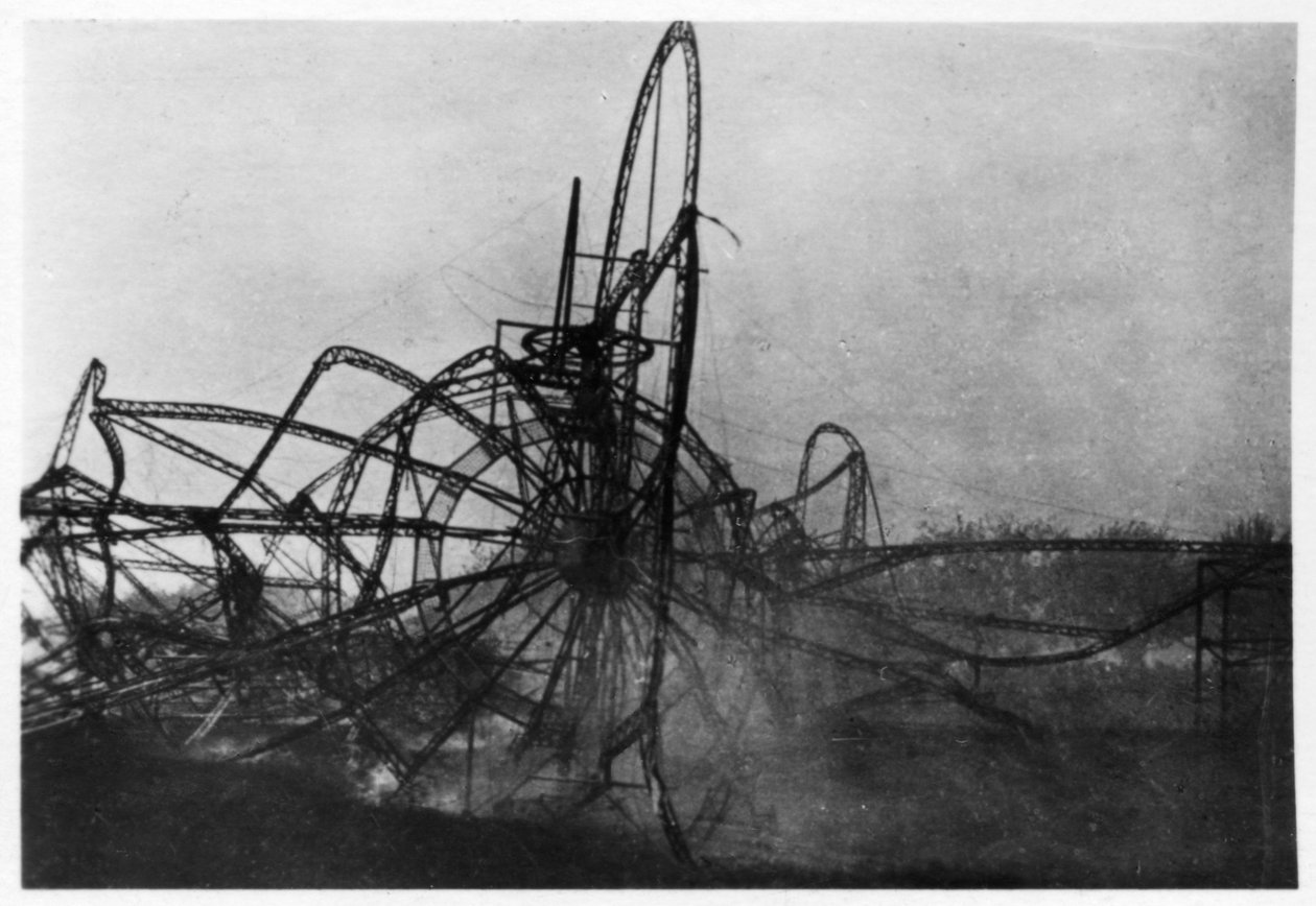 Zeppelin LZ4 nach dem Echterdingen-Unglück, Deutschland, 1908 von Unbekannt