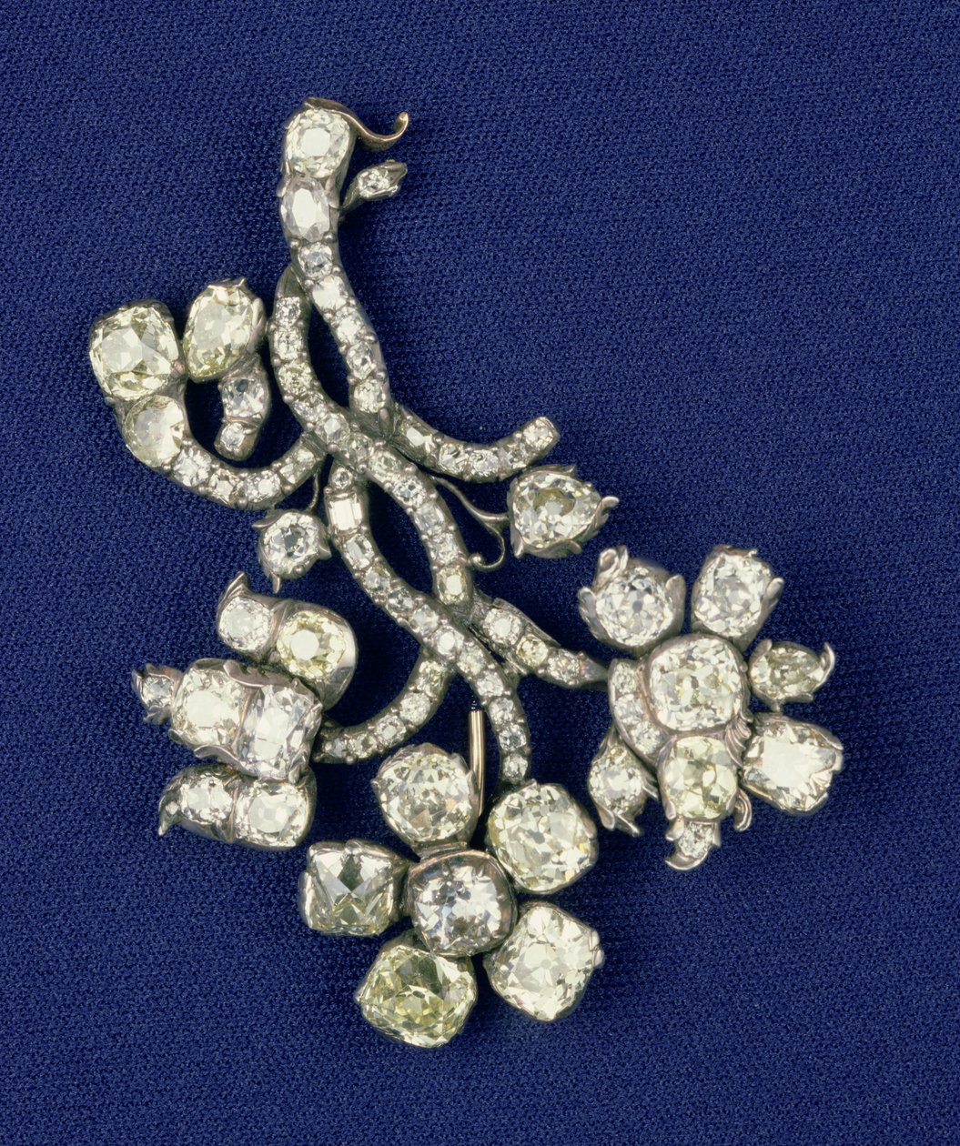 Diamantspray aus den russischen Kronjuwelen, einst im Besitz von Kaiserin Katharina, ca. 1760 von Unbekannt Unbekannt