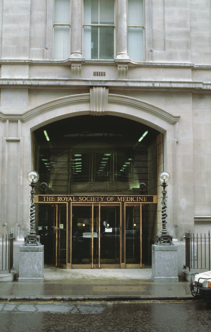 Außenansicht der Royal Society of Medicine, Wimpole St, London W1 von Unbekannt Unbekannt