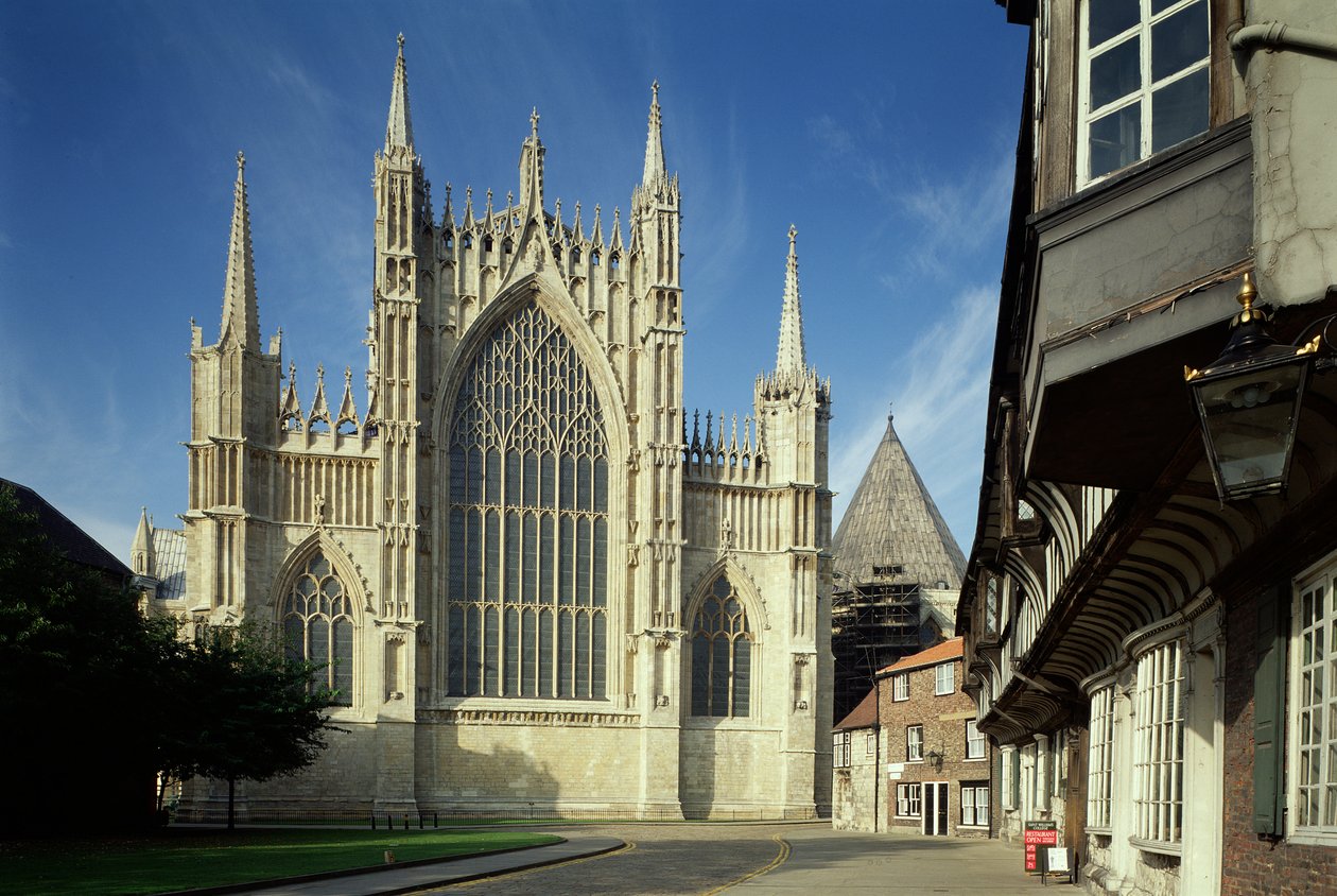 Außenansicht der York Minster, Yorkshire von Unbekannt Unbekannt