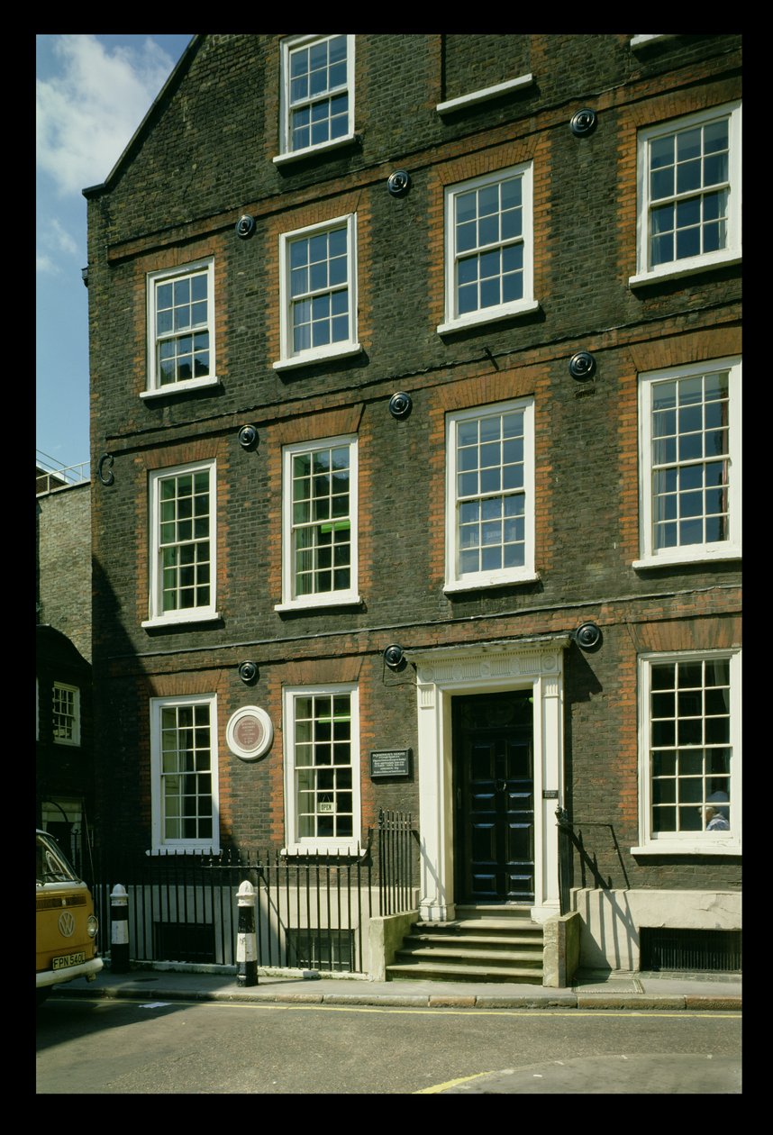 Samuel Johnsons Haus, City of London, erbaut 1700 von Unbekannt Unbekannt