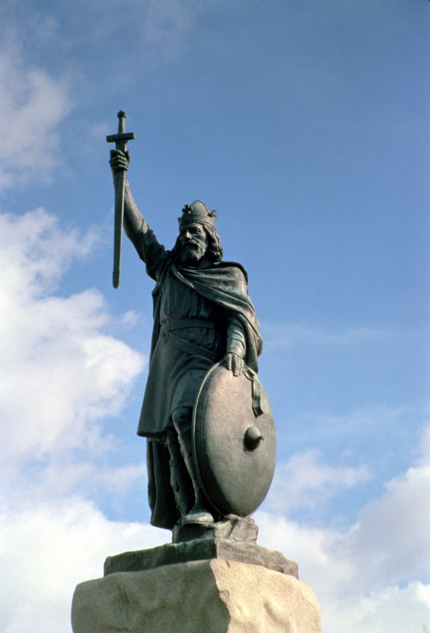 Statue von Alfred dem Großen (849-99) von Unbekannt Unbekannt