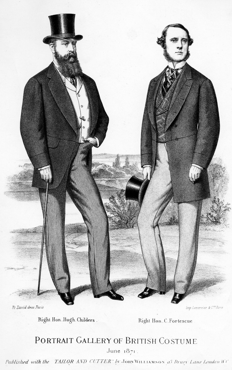 Der ehrenwerte Hugh Childers und der ehrenwerte C. Fortescue, 1871 von Unbekannt Unbekannt