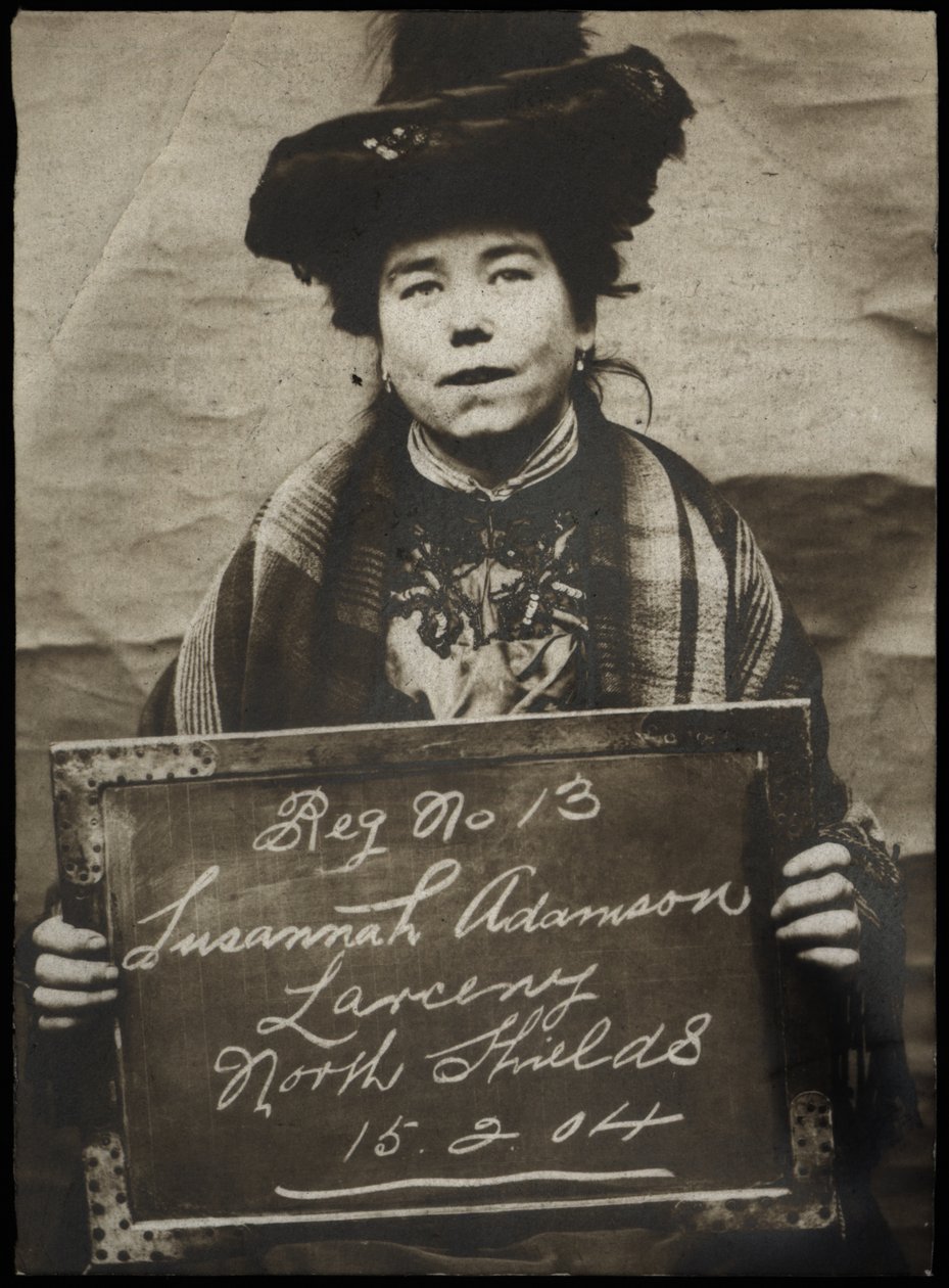 Susannah Adamson, verhaftet wegen Diebstahls einer Geldbörse, North Shields, UK, 1904 von Unbekannt Unbekannt