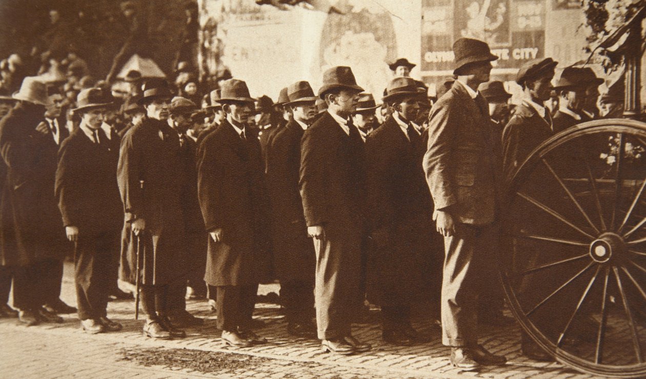 Die Beerdigung von Stadtrat Terence McSwiney, Bürgermeister von Cork, 1920 von Unbekannt Unbekannt