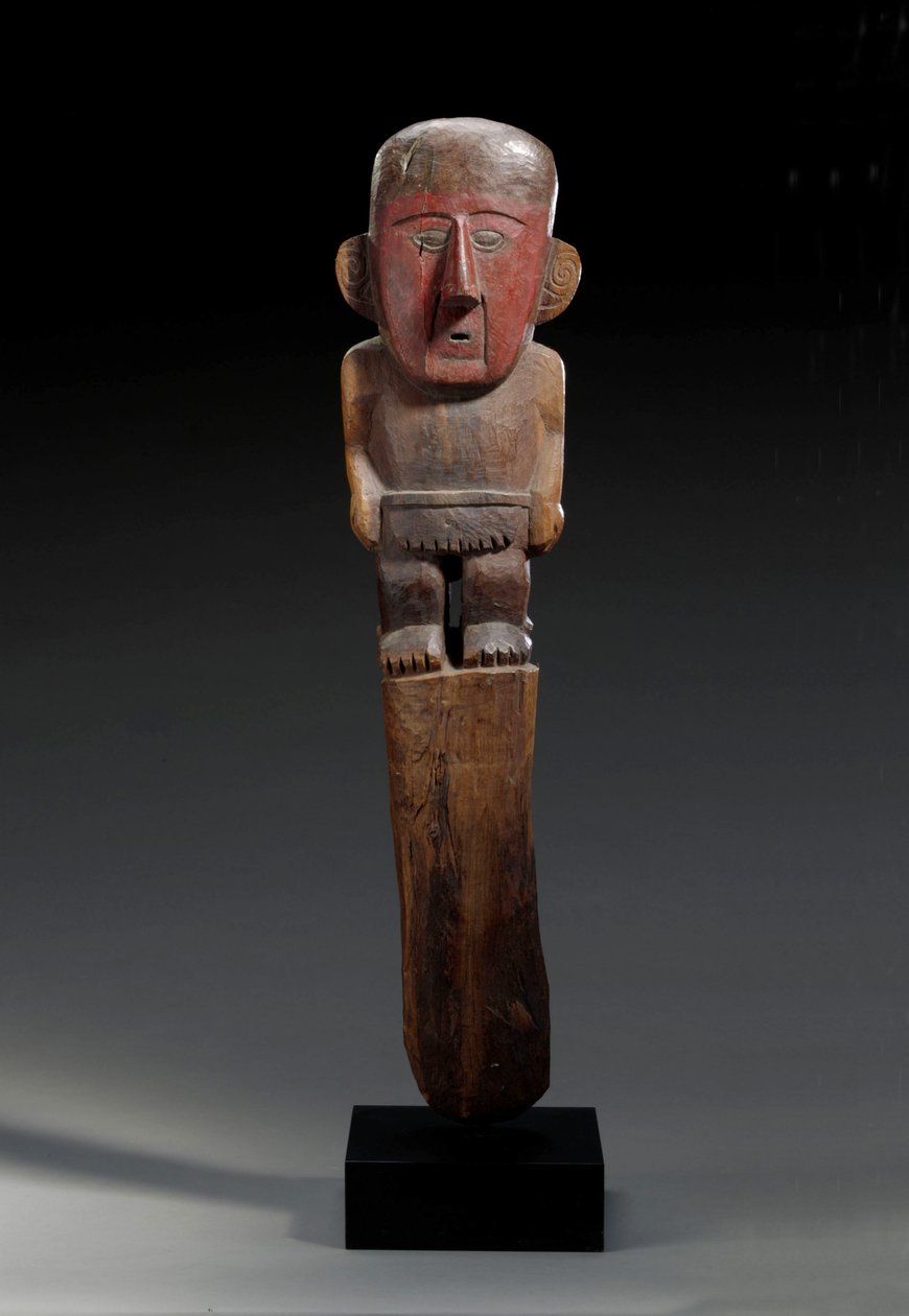 Ein Chimu-Holzfigurenmarker, ca. 1100-1400 von Unbekannt
