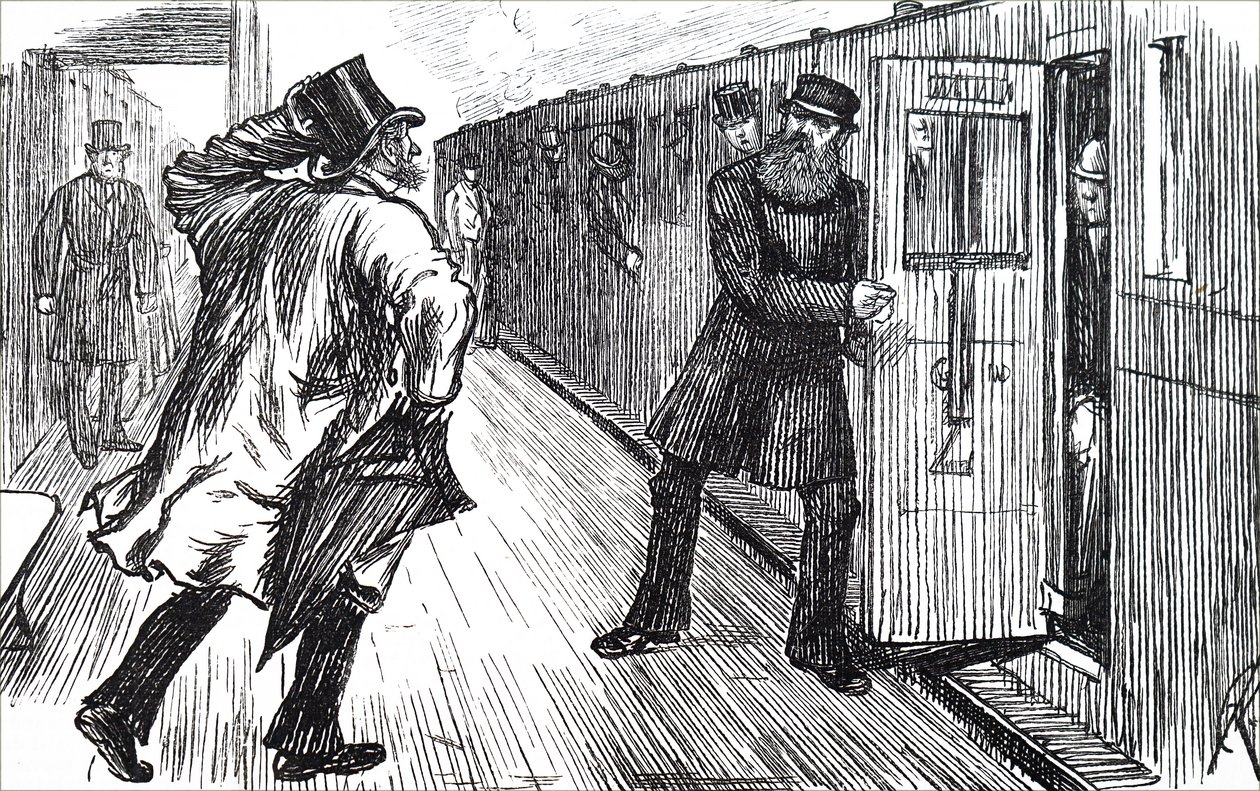 Ein Zugbegleiter von Unbekannt
