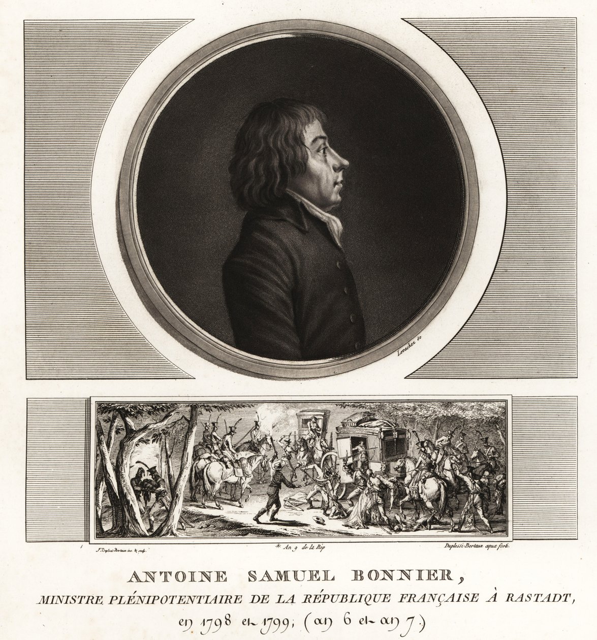 Antoine Samuel Bonnier, bevollmächtigter Minister der Französischen Republik von Unbekannt