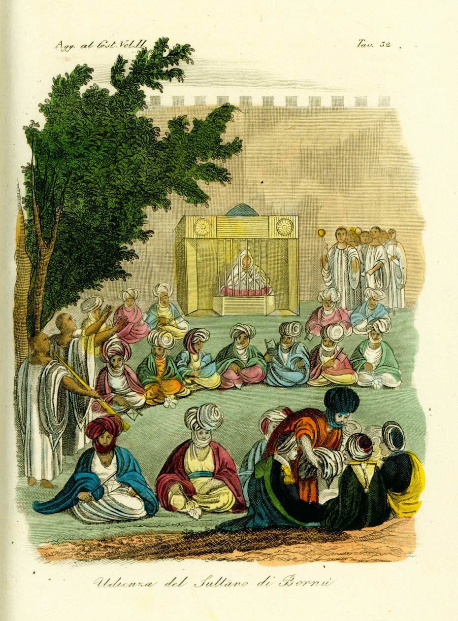 Audienz beim Sultan von Bornu von Unbekannt