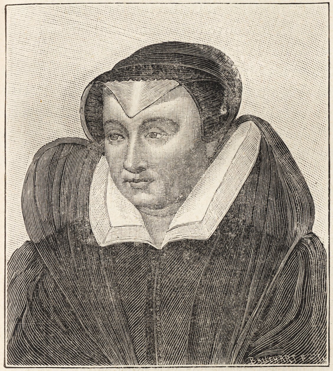 Katharina von Medici (Gravur) von Unbekannter Künstler