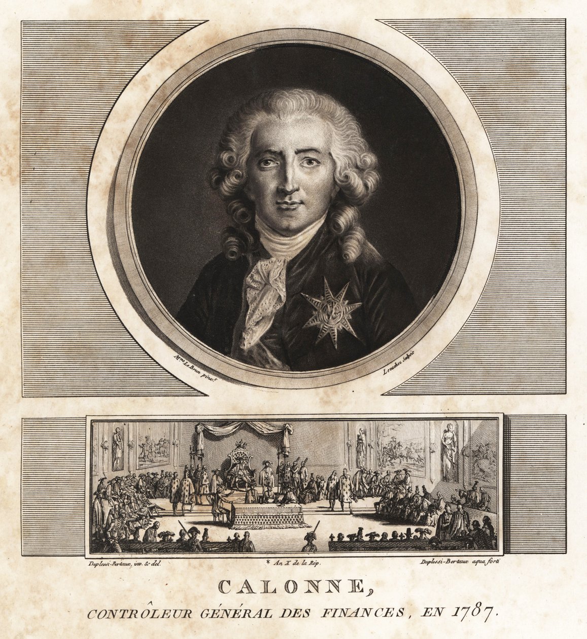 Charles Alexandre de Calonne, Generaldirektor der Finanzen von Unbekannt
