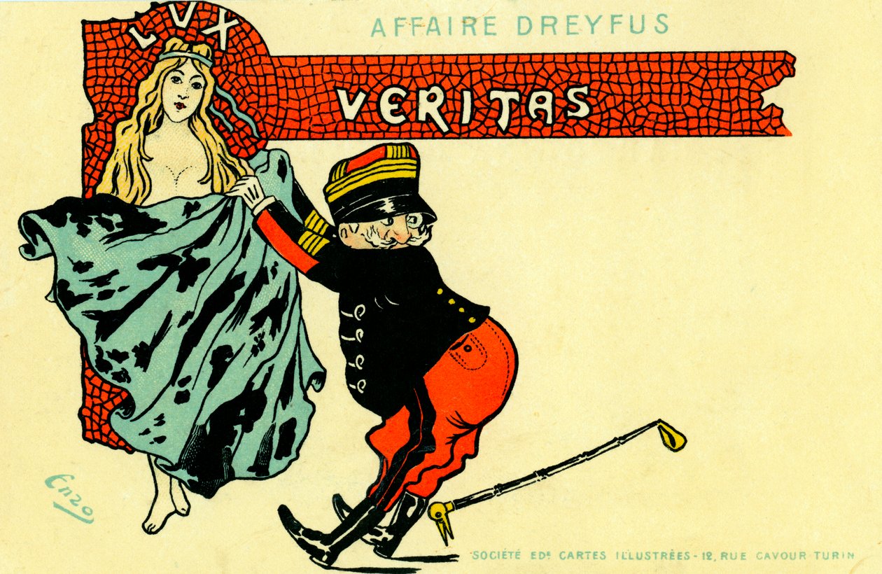 Dreyfus-Affäre - Karikatur von Unbekannter Künstler