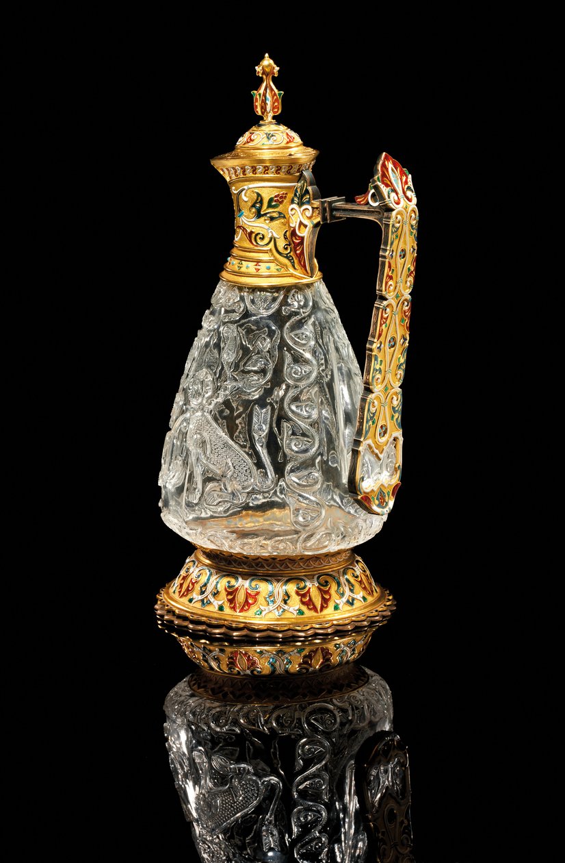 Fatimiden-Kanne, Ägypten, 975-1025, montiert von Jean-Valentin Morel, Sevres, 1854 von Unbekannt