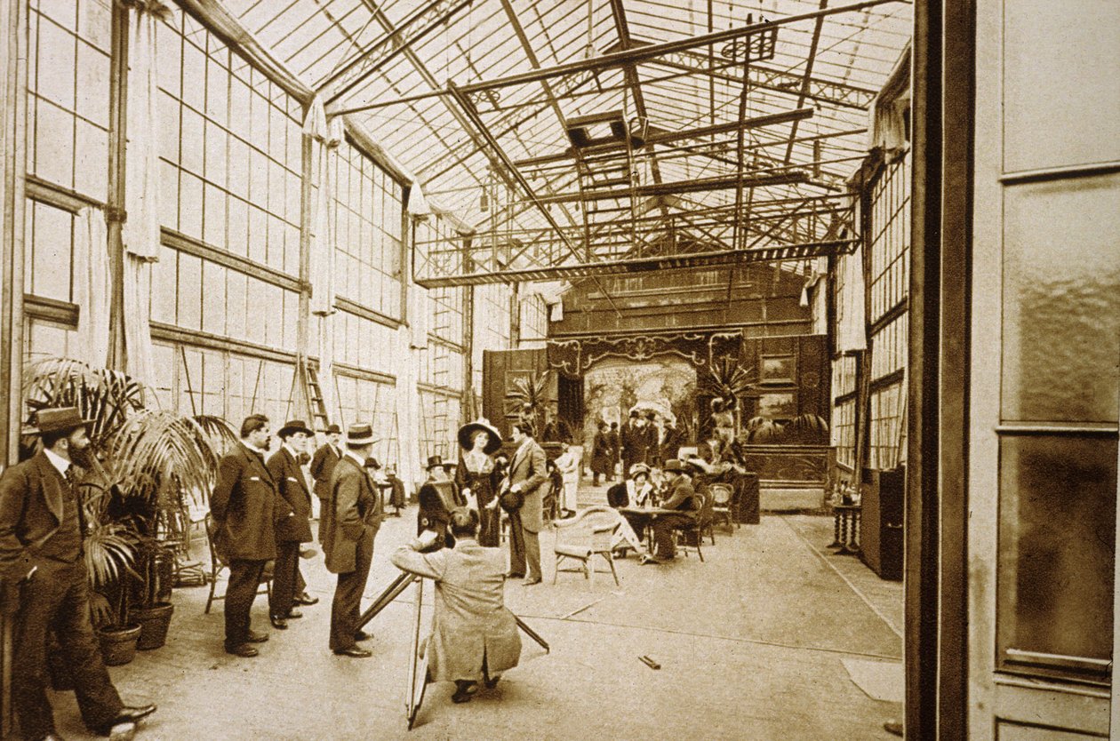 Dreharbeiten im Studio de Montreuil (bei Paris, Melies
