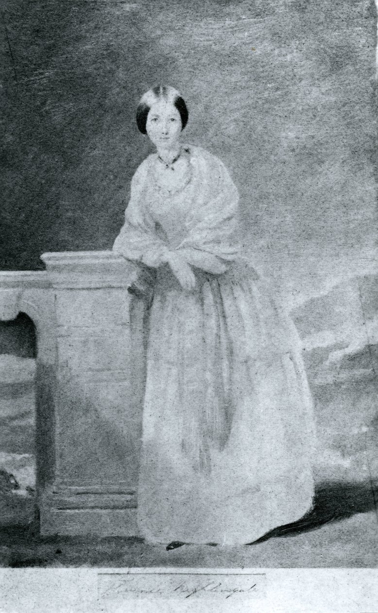 Florence Nightingale, englische Krankenschwester und Krankenhausreformerin, ca. 1860 von Unbekannt