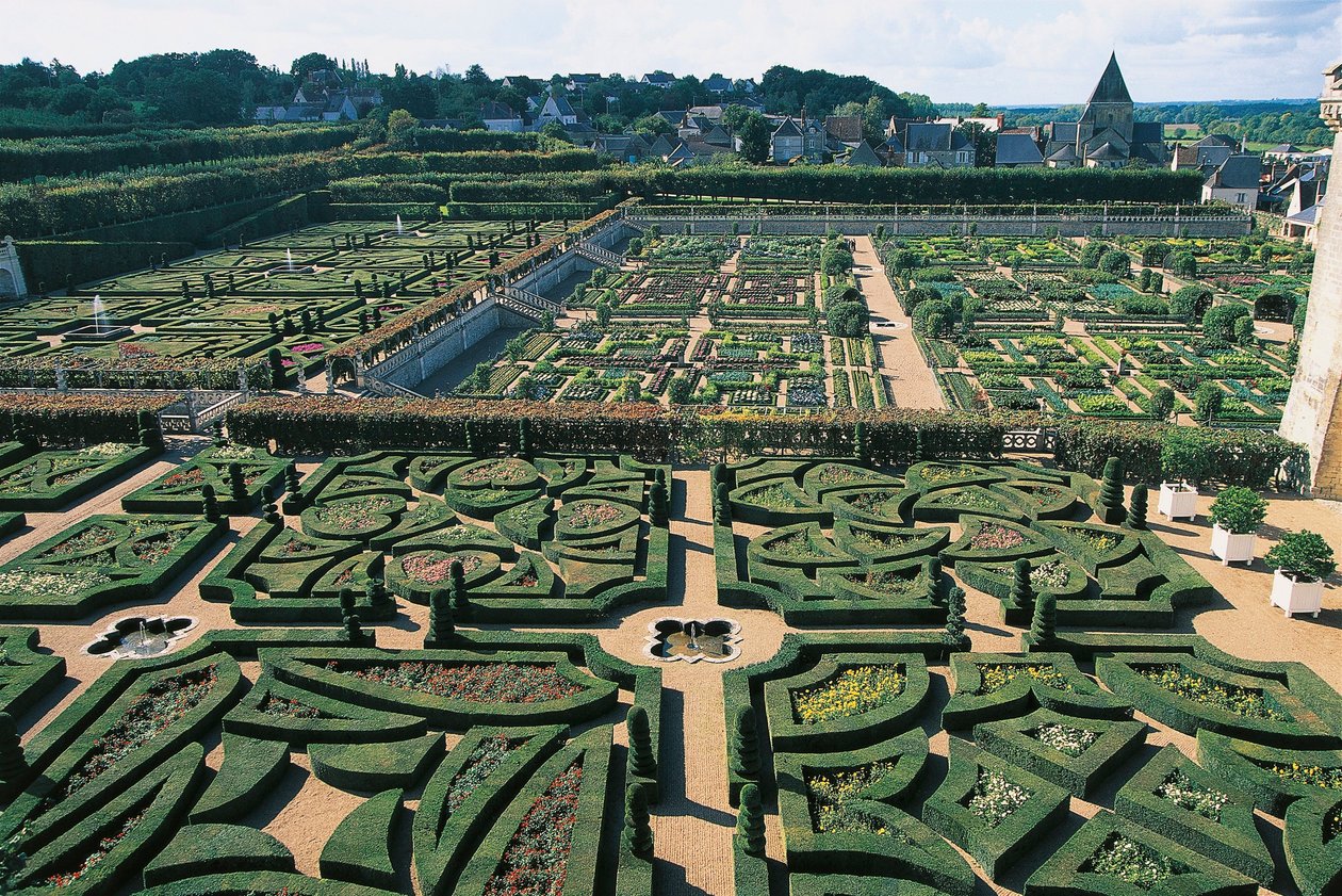 Frankreich, Zentrum, Loiretal, Gärten am Schloss Villandry, Gärten von Benjamin Baud