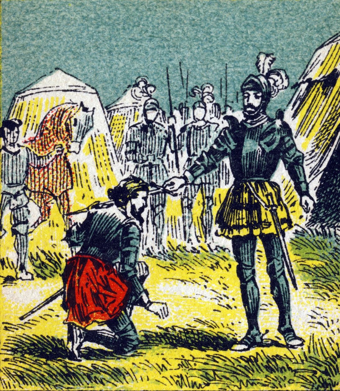 Francois I. Ritterwaffe von Bayard am 15. September von Unbekannt