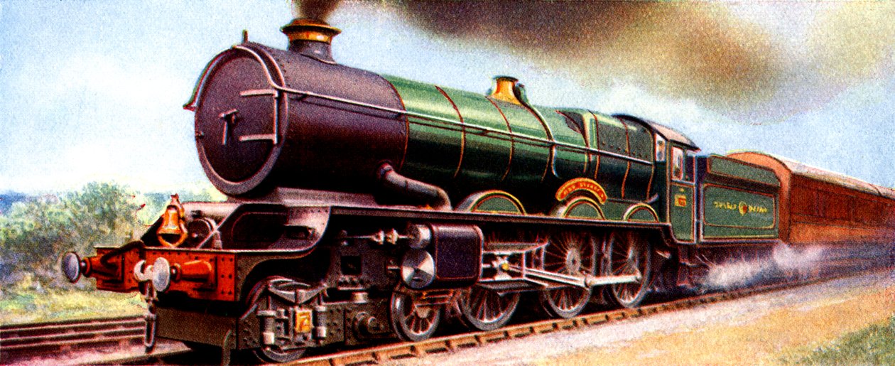 Great Western Railway Zug - King George V von Unbekannter Künstler