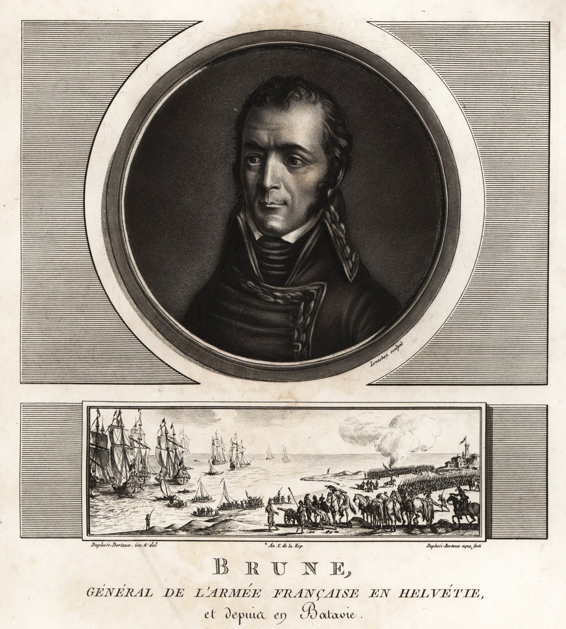 Guillaume Brune, General der französischen Armee in der Schweiz von Unbekannt