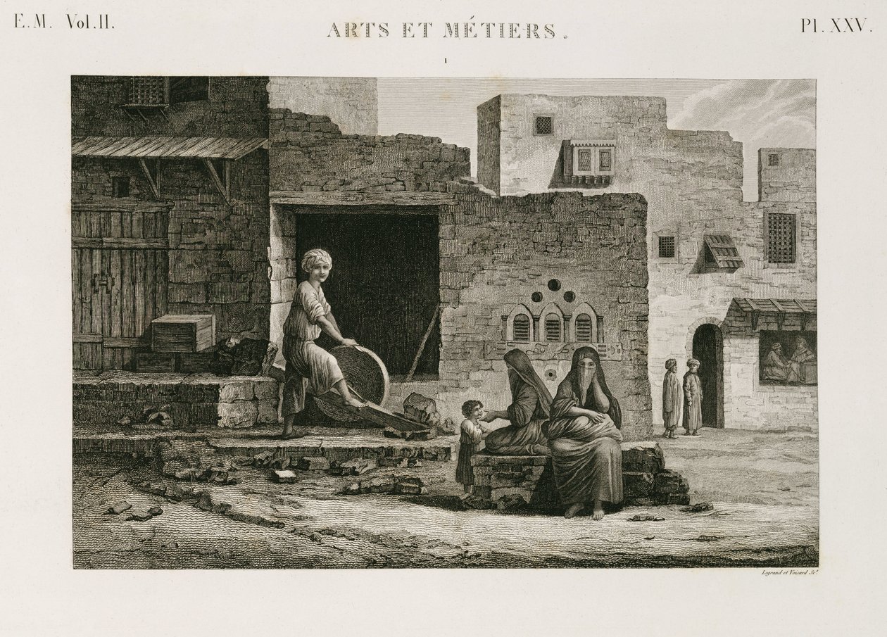Eisenwaren & Eisenwaren Schleifmaschine, Ägypten, ca. 1798 von Unbekannt