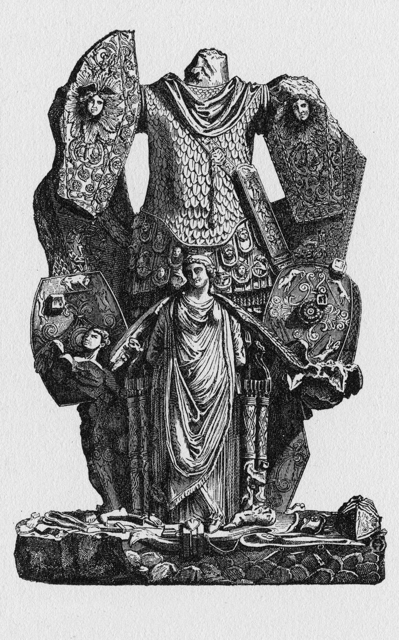 Geschichte des antiken Rom. Rom-Stiche von 1872 von Unbekannt