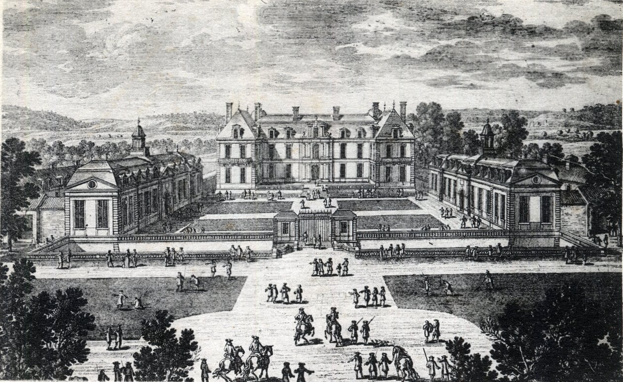 Île de France, Seine et Marne (77), Pomponne: Außenansicht des Château de Pomponne von Unbekannt