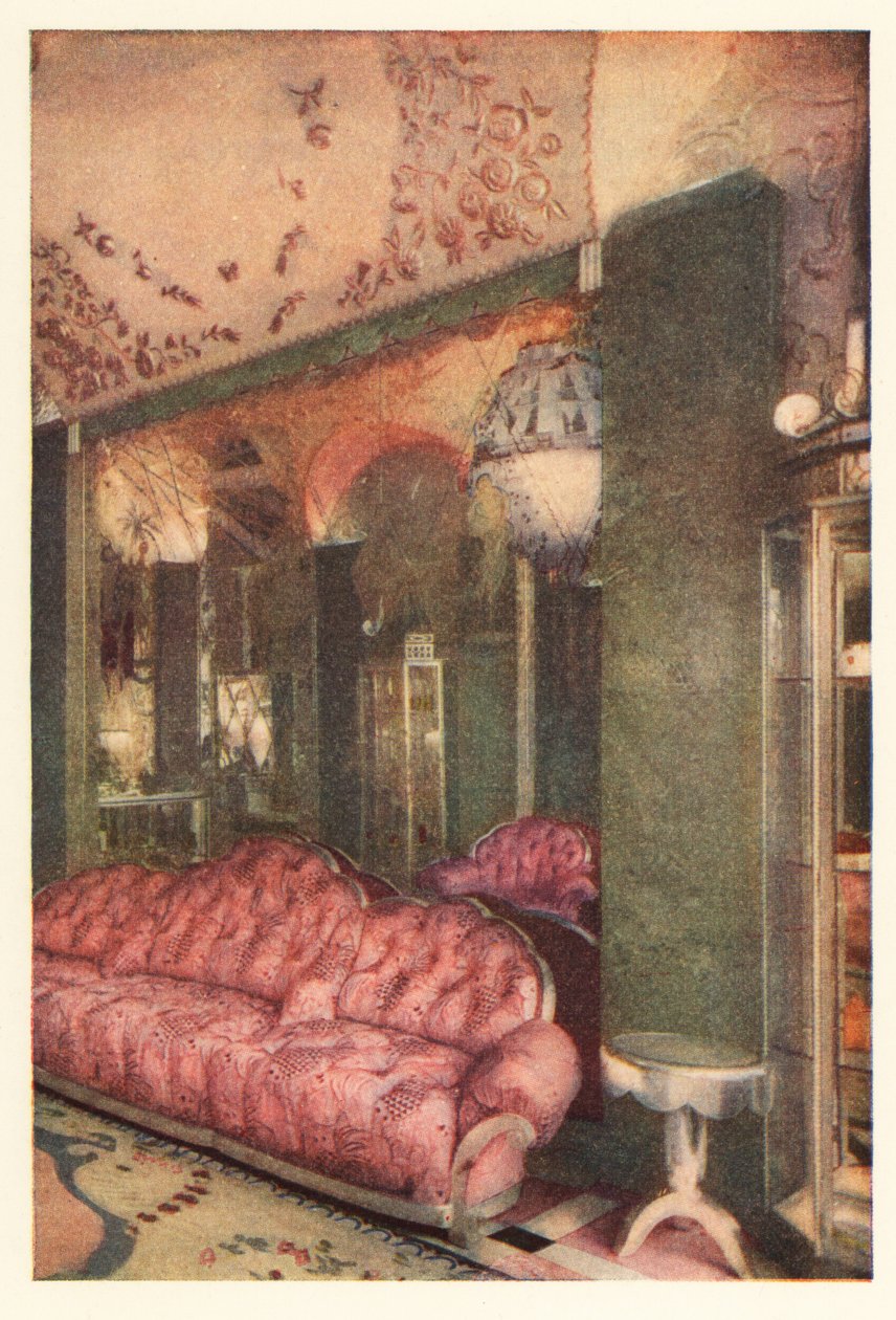 Innenansicht des Richard Hudnut Ladens, Rue de la Paix, Paris 1928 von Unbekannter Künstler