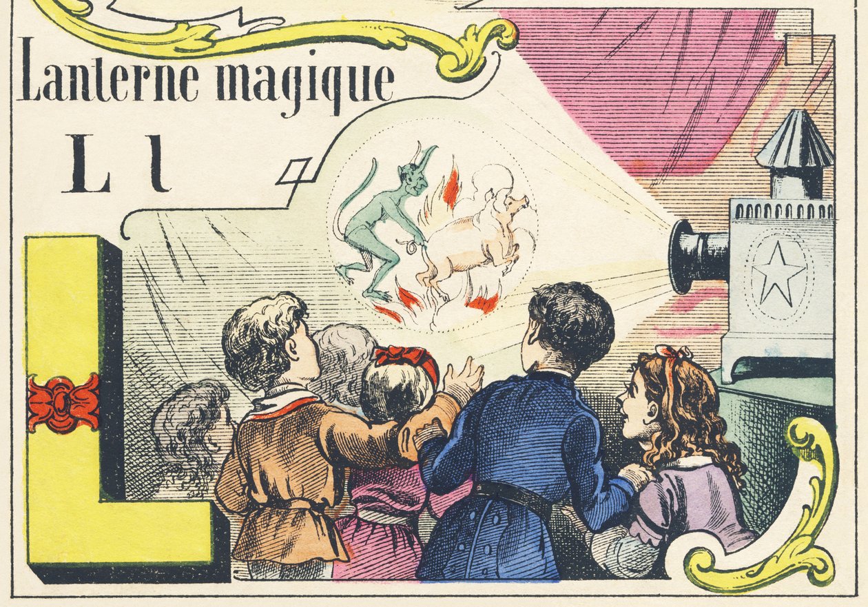 L: lanterne magique - Spiele Alphabet, ca. 1890 von Unbekannt