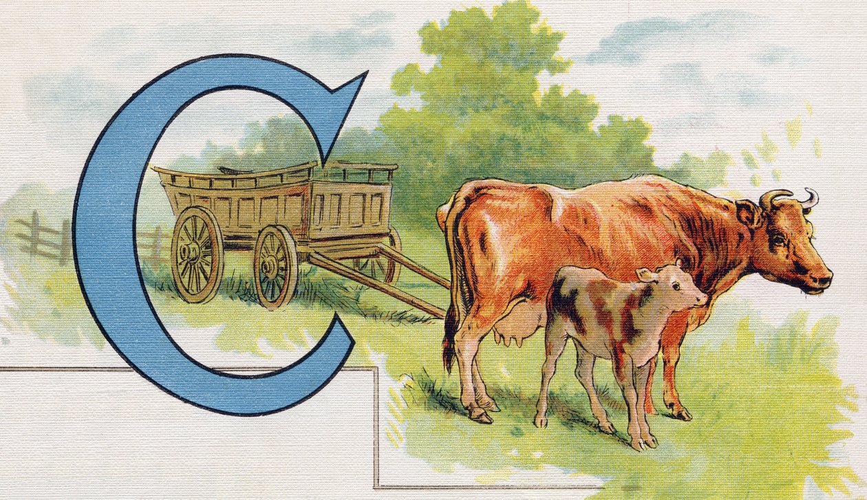 Buchstabe C: Kutsche (Illustration aus „ABC L