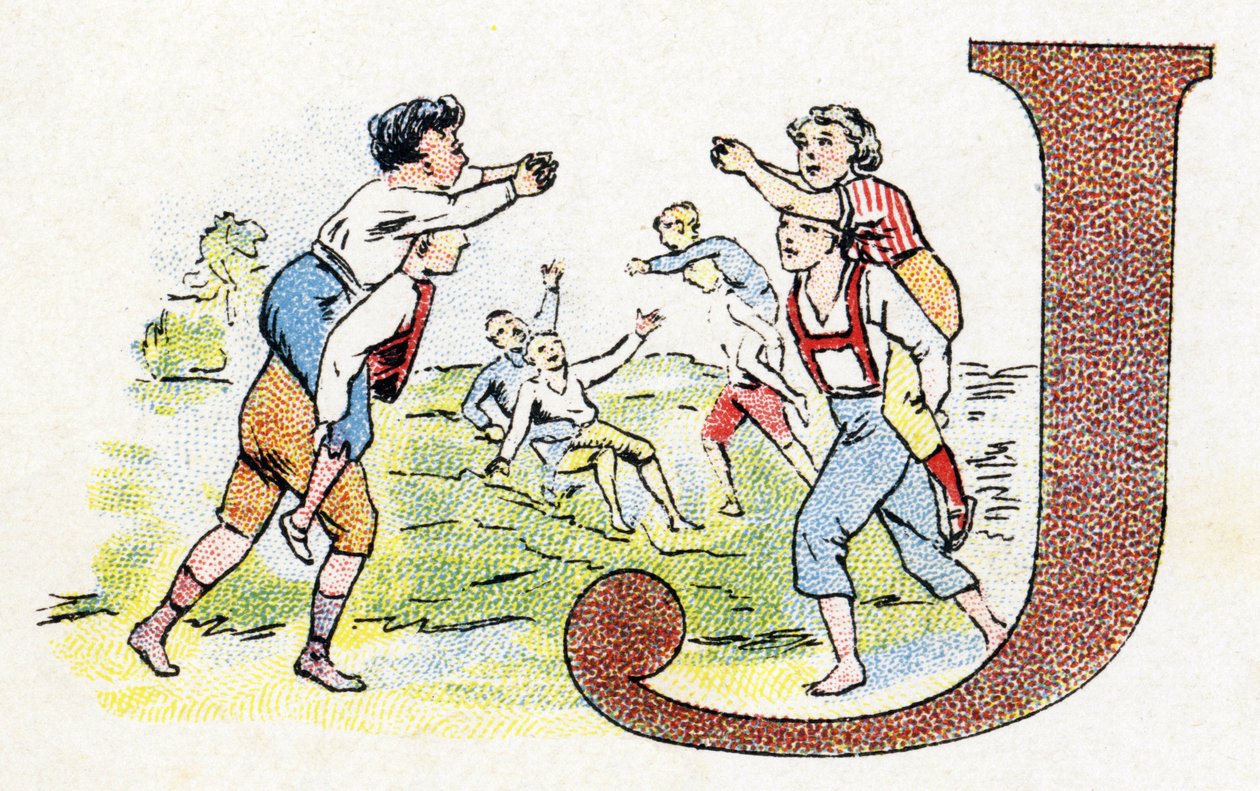 Buchstabe J: Spiel (Alphabet der Phosphatine Falieres) von Unbekannt