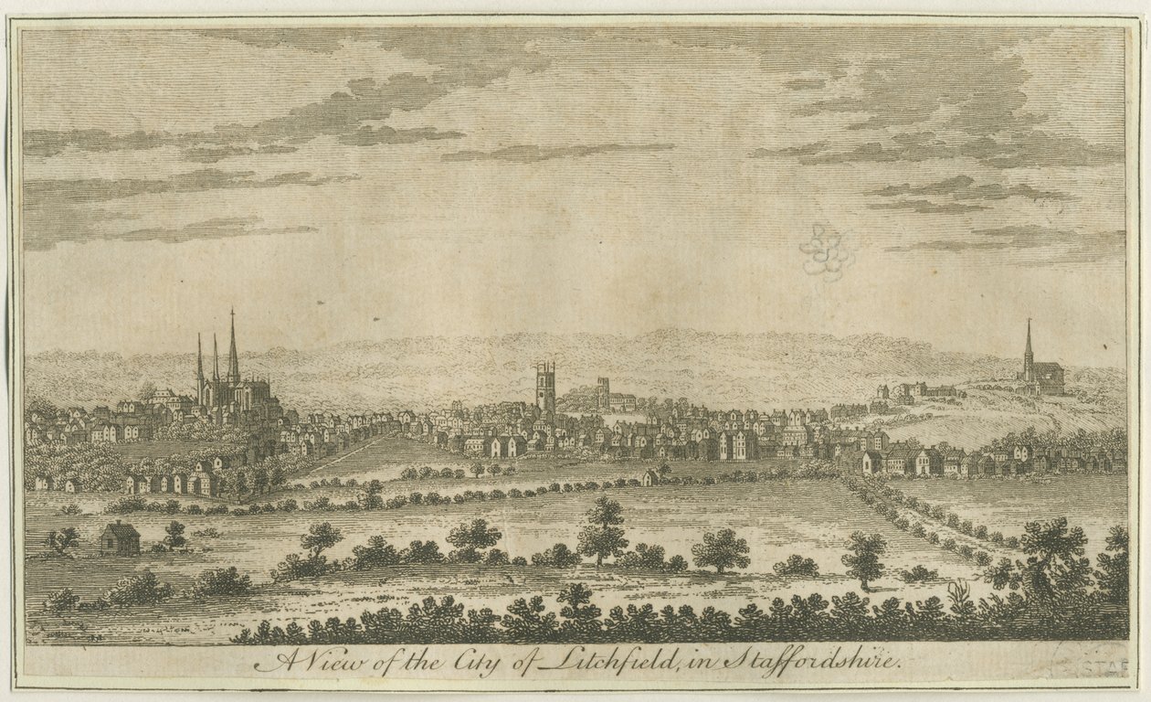 Lichfield - Südwestansicht von Unbekannt