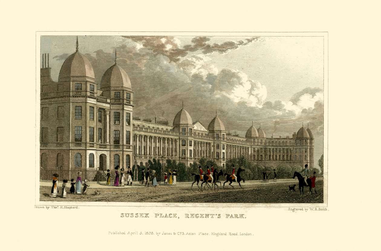 London Ansichten: Sussex Place, Regent
