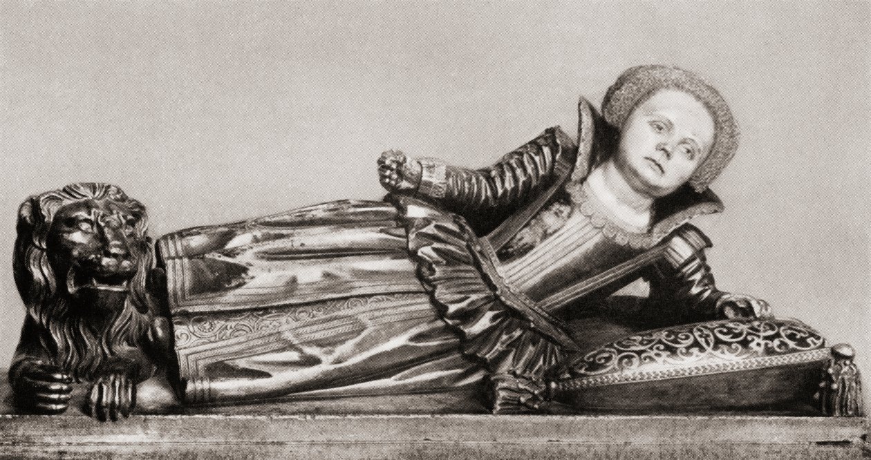 Maria von England, Schottland und Irland, von ihrem Grab in der Westminster Abbey, aus 