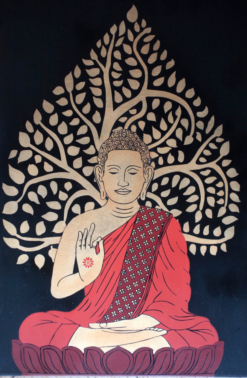 Meditierender Buddha, Paris, Frankreich von Unbekannt