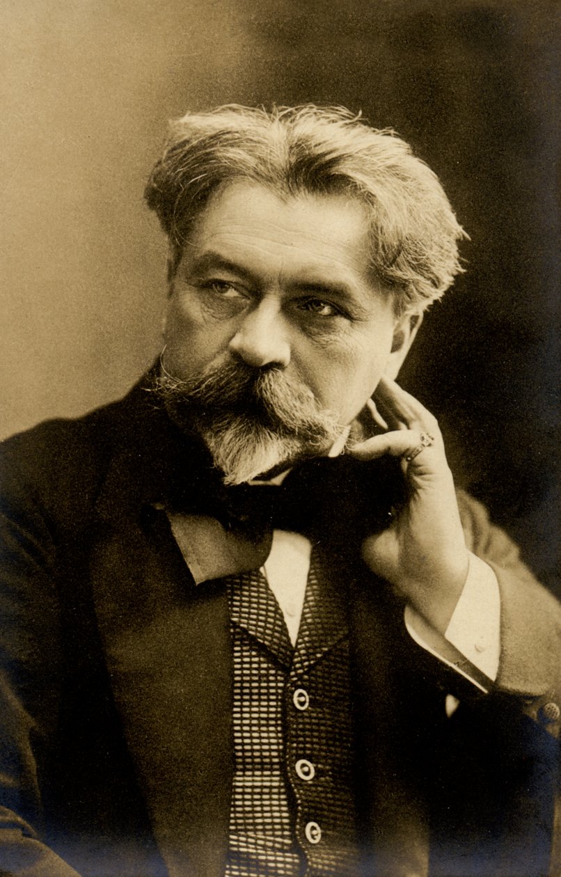 Musik. Der ungarische Dirigent Arthur Nikisch. Foto, Deutschland, ca. 1900 (Postkarte) von Unbekannter Künstler
