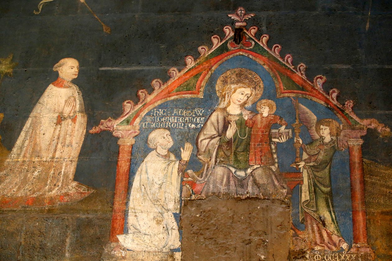 Notre-Dame-de-Clermont-Kathedrale, Clermont-Ferrand, Frankreich, St.-Georgs-Kapelle (spätes 13. Jahrhundert) von Unbekannt