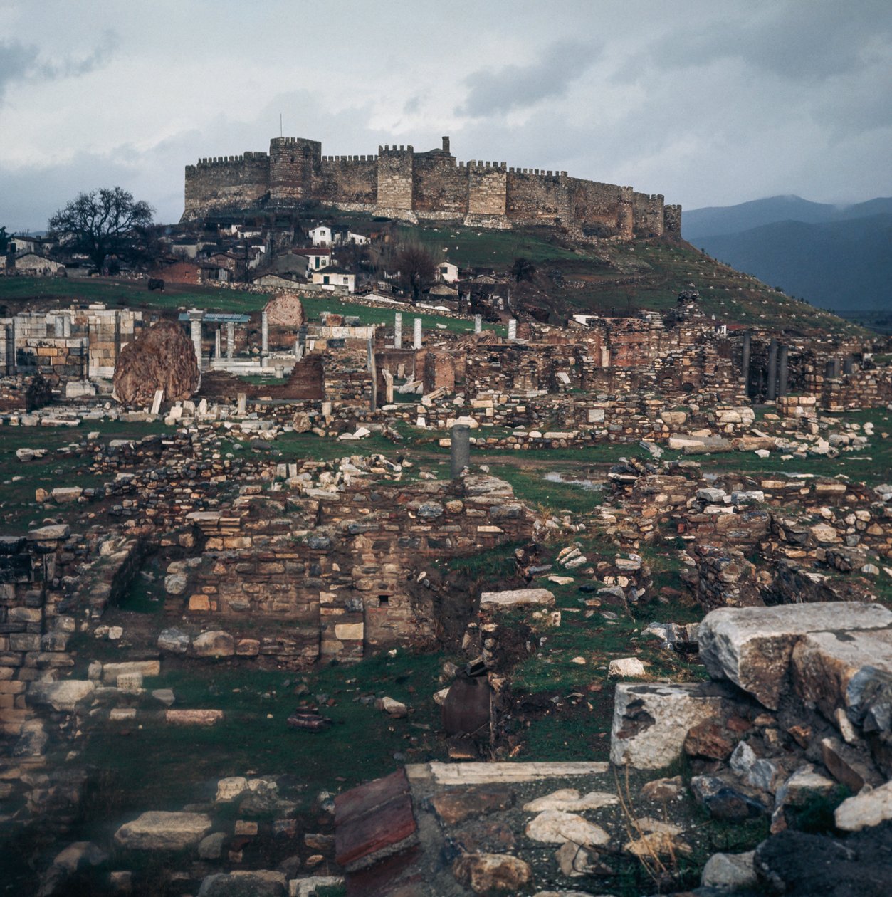 Osmanische Burg von Ayasuluk, Selcuk, Provinz Izmir, Türkei von Benjamin Baud