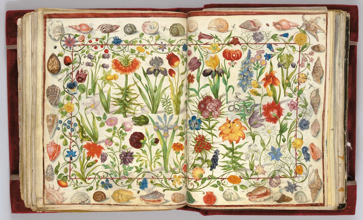 Seiten aus dem Album Amicorum von Philipp Hainhofer, 1596-1633 von Unbekannt