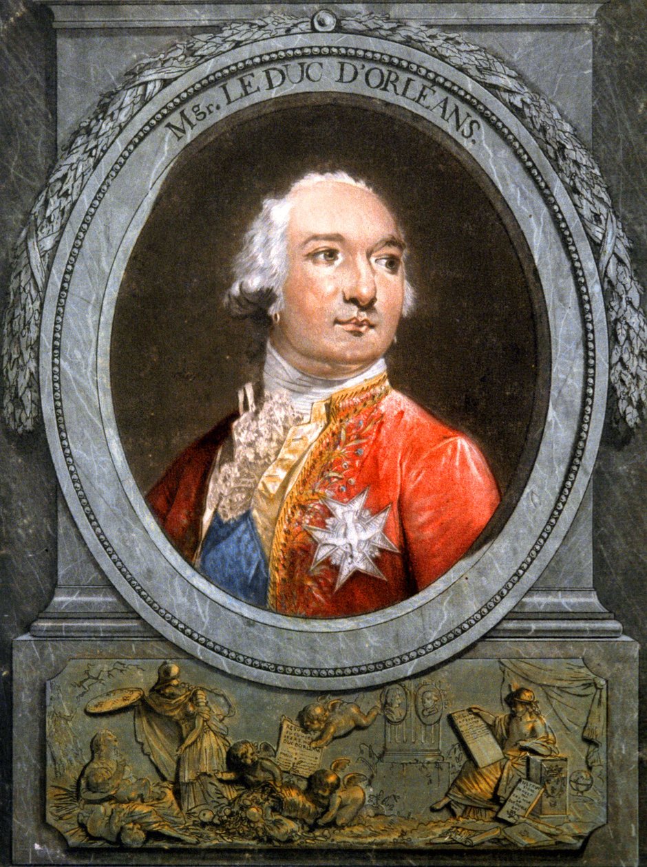 Philippe Egalite, ca. 1789 von Unbekannter Künstler