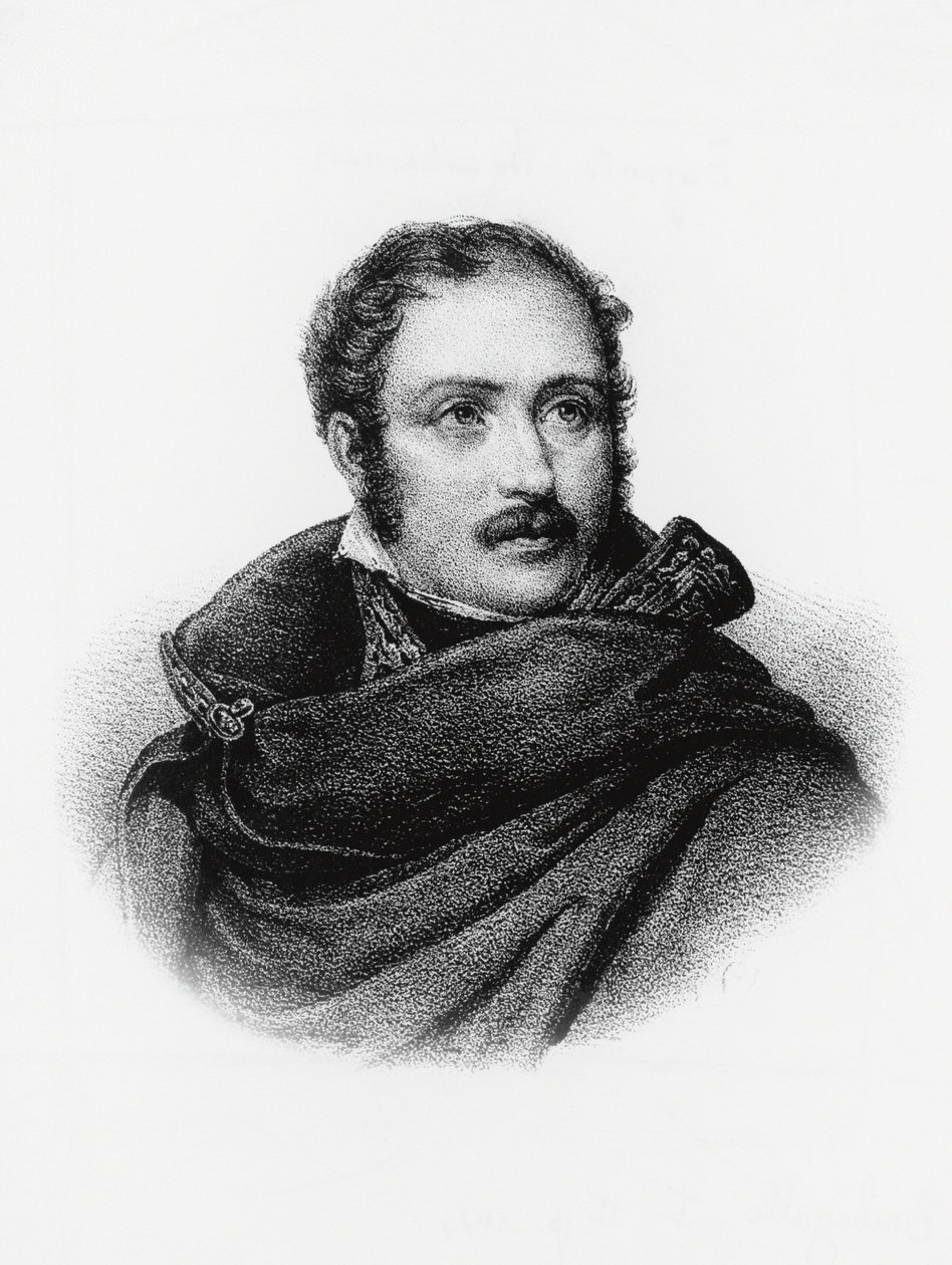 Porträt von Eugene de Beauharnais (1781-1824), französischer Soldat, Prinz des Ersten Kaiserreichs und Vizekönig von Italien von 1805 bis 1814, Gravur von William M. Timlin