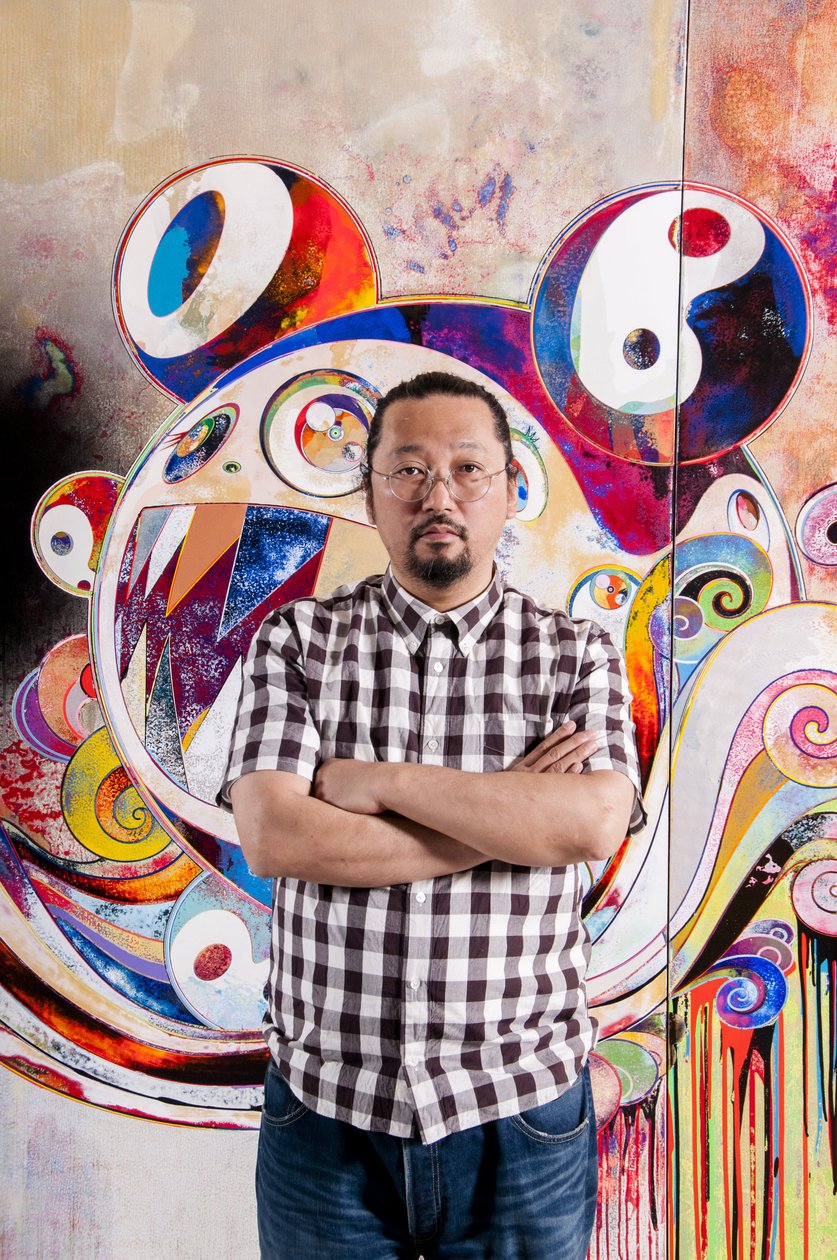 Porträt des japanischen Künstlers Takashi Murakami, 2010 (Foto) von Benjamin Baud