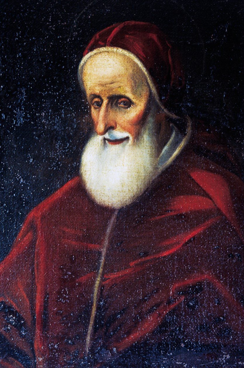 Porträt von Papst Pius V. von Benjamin Baud