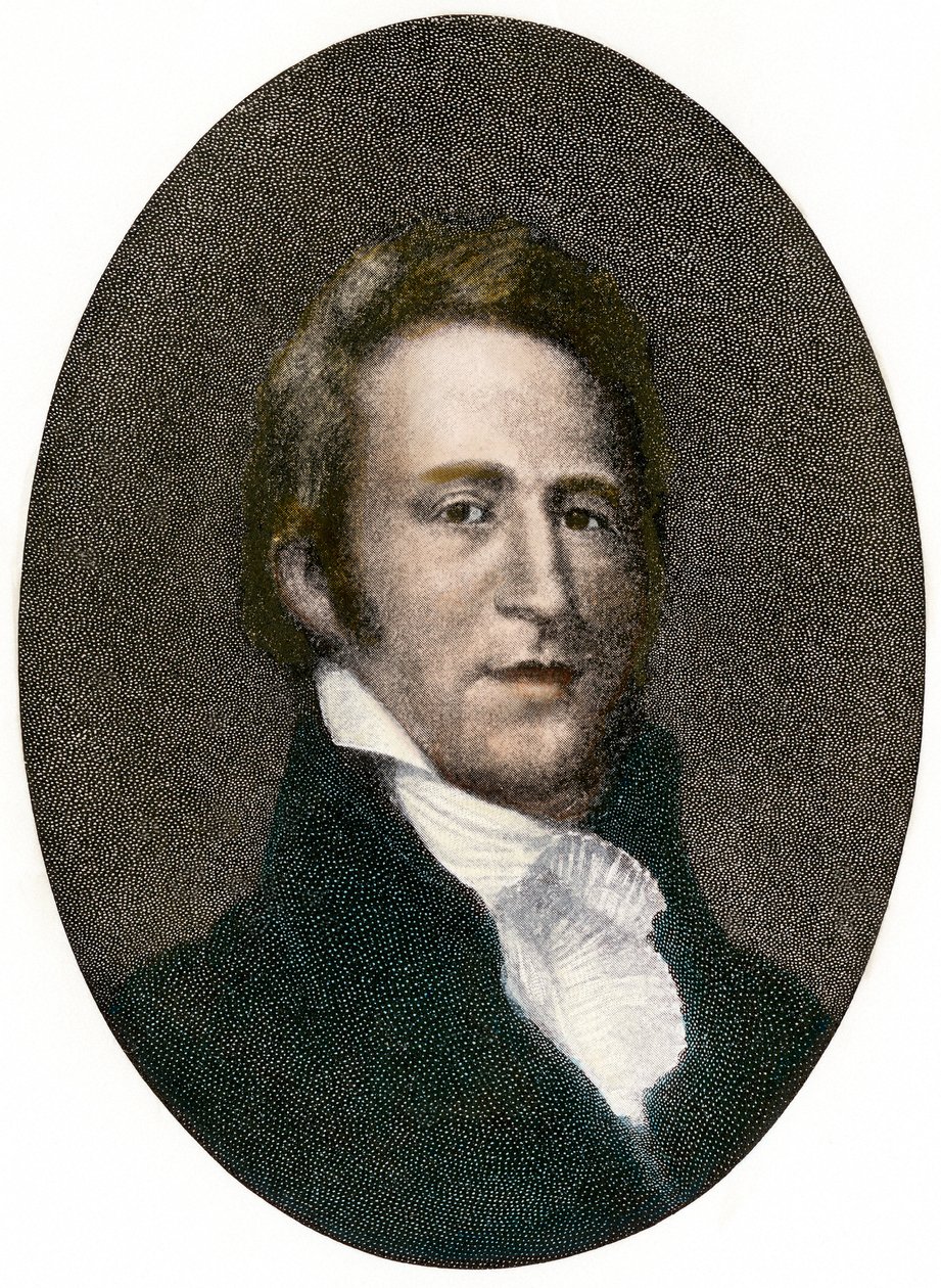 Porträt von William Clark (1770 - 1838) amerikanischer Entdecker von Unbekannter Künstler