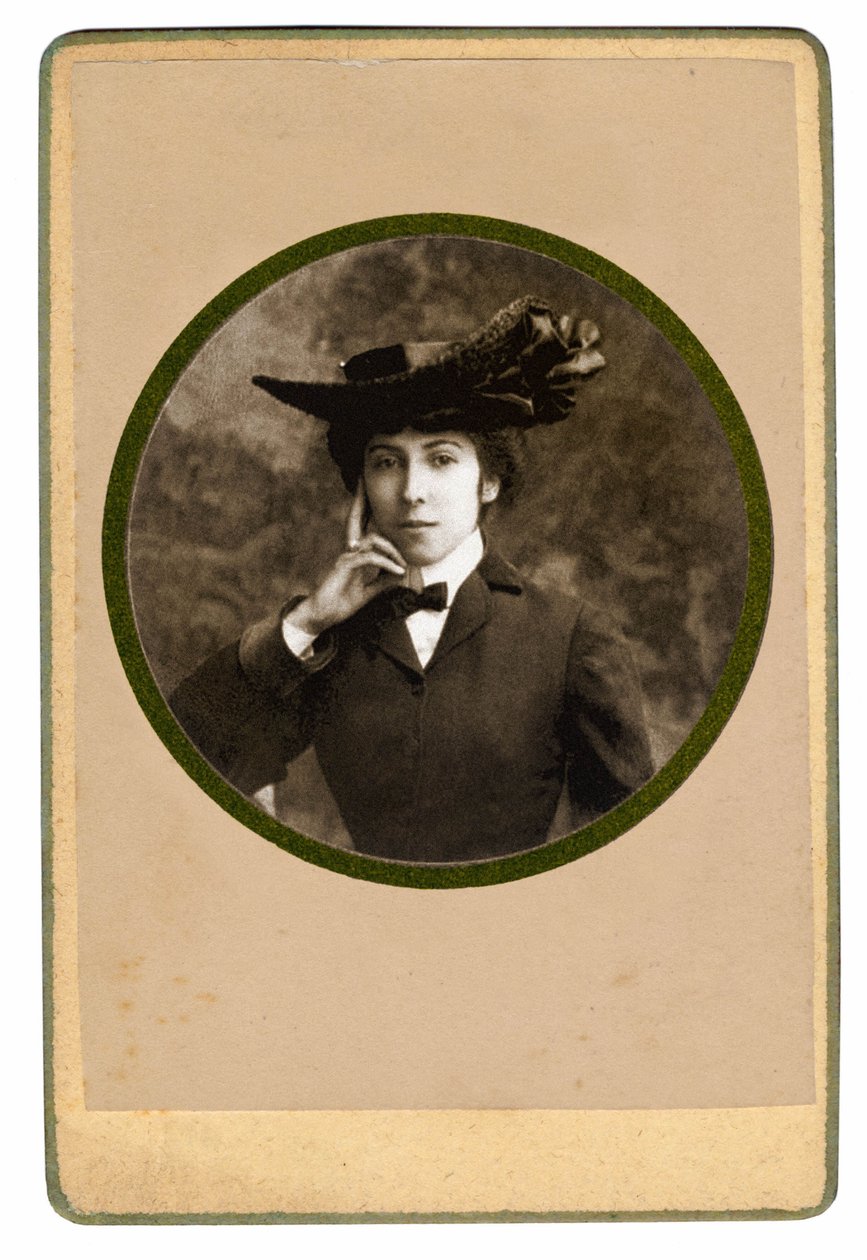 Porträt der französischen Dichterin Catherine Pozzi, ca. 1900 von Unbekannt