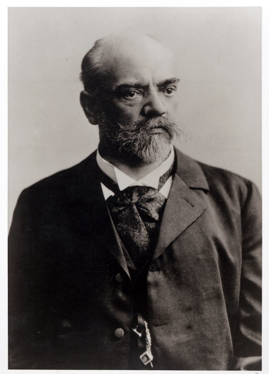 Porträtfotografie von Antonin Dvorak (1841-1904), tschechischer Komponist von Unbekannt
