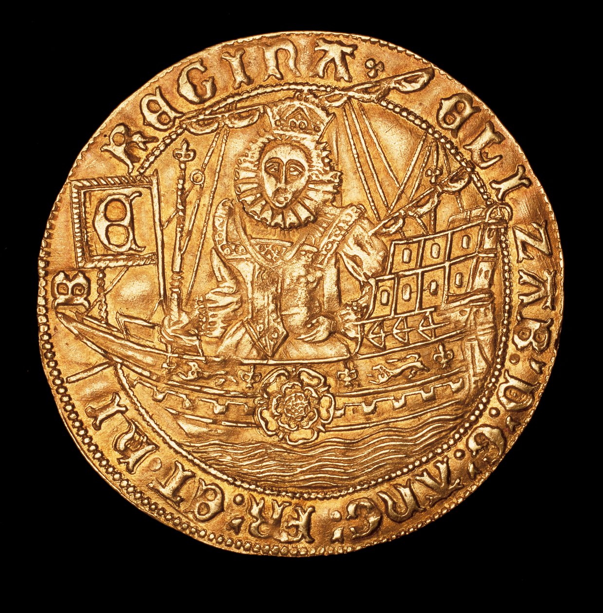 Seltene Münze, England Gold Royal Königin Elizabeth I. von Unbekannter Künstler