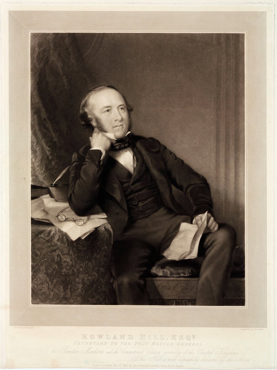 Rowland Hill, Begründer der Penny Post von Unbekannt
